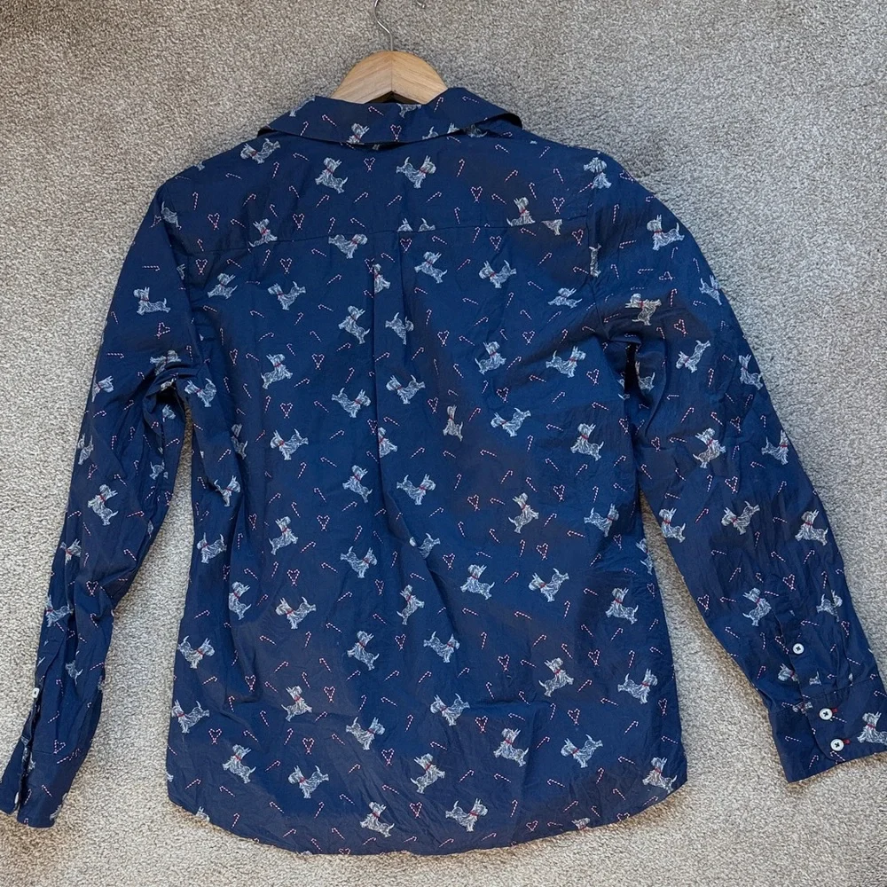 Talbots Christmas holiday button down - Picture 6 of 6